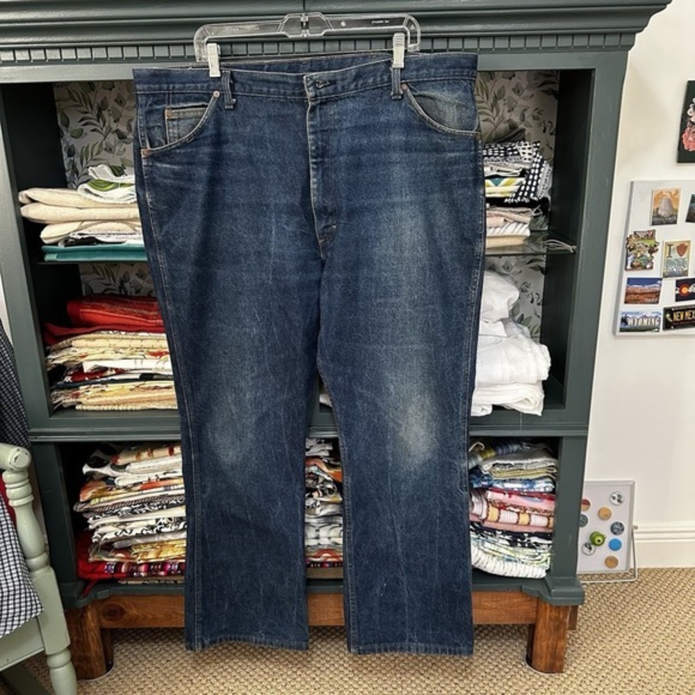 Vintage Genuine‎ Roebucks Denim Jeans Made in USA 44 32